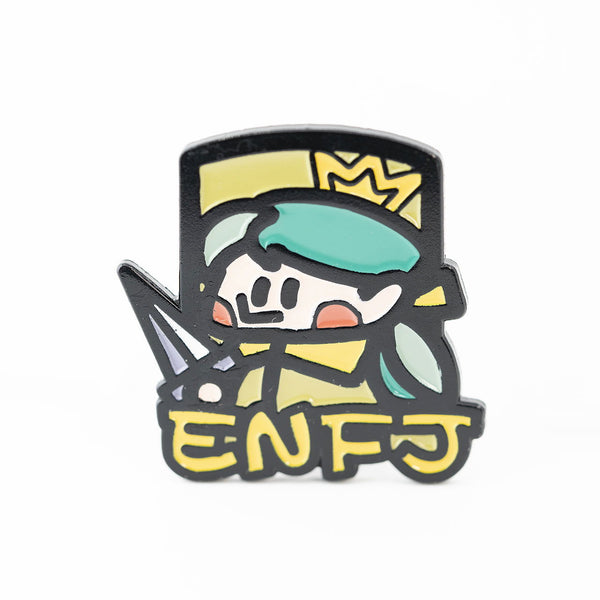 16 Personality Types - ENFJ Pin & Magnetic Brooch - Company U - #tag1# - #tag2# - #tag3#