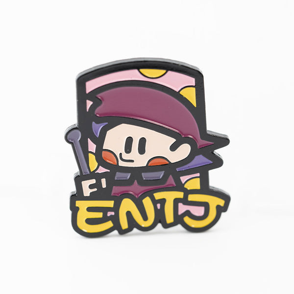 16 Personality Types - ENTJ Pin & Magnetic Brooch - Company U - #tag1# - #tag2# - #tag3#