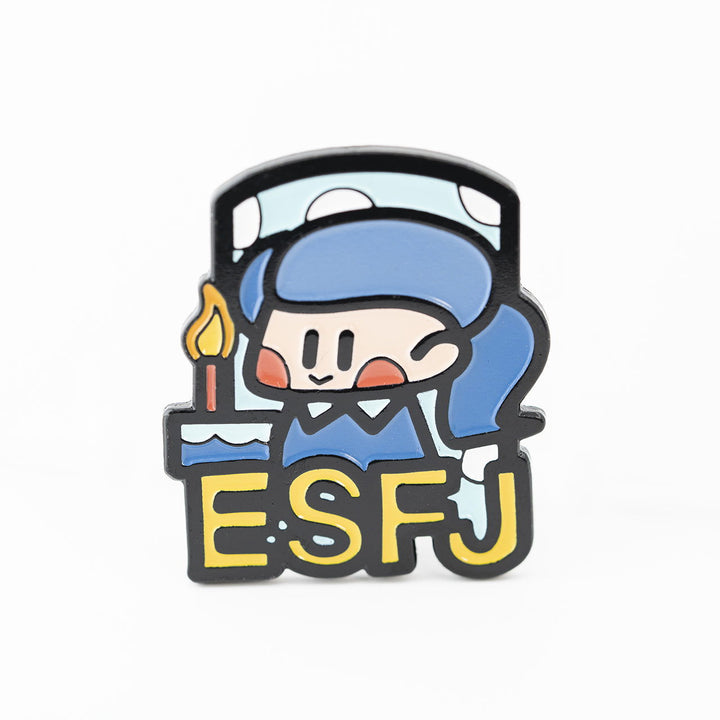 16 Personality Types - ESFJ Pin & Magnetic Brooch - Company U - #tag1# - #tag2# - #tag3#