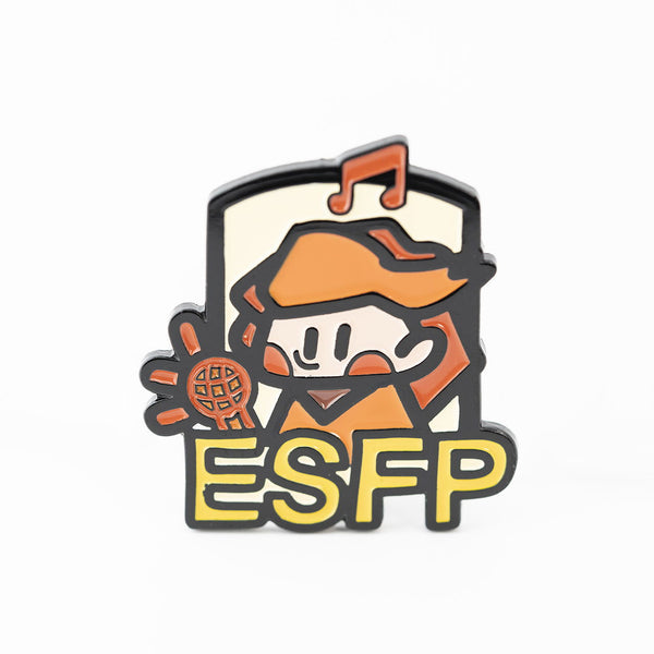 16 Personality Types - ESFP Pin & Magnetic Brooch - Company U - #tag1# - #tag2# - #tag3#