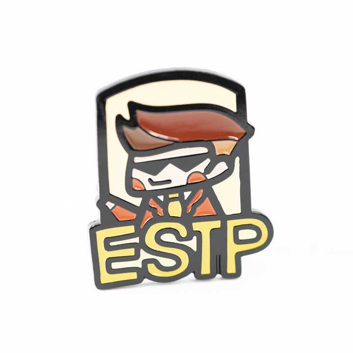 16 Personality Types - ESTP Pin & Magnetic Brooch - Company U - #tag1# - #tag2# - #tag3#