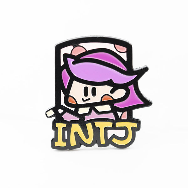 16 Personality Types - INTJ Pin & Magnetic Brooch - Company U - #tag1# - #tag2# - #tag3#