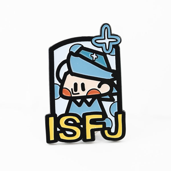 16 Personality Types - ISFJ Pin & Magnetic Brooch - Company U - #tag1# - #tag2# - #tag3#