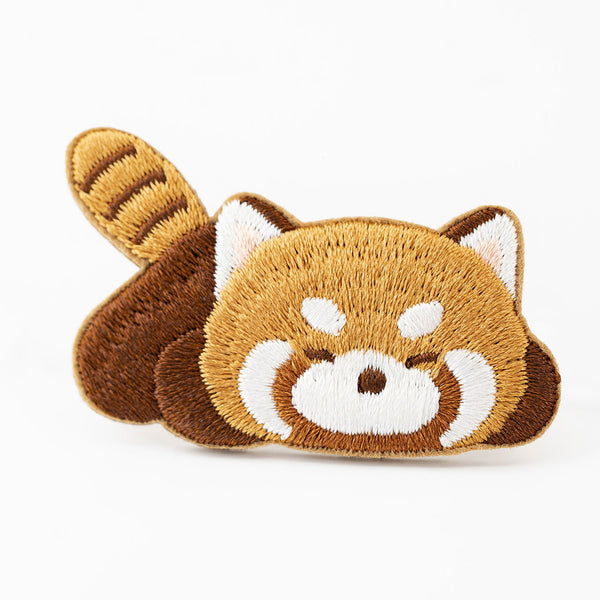 Ailurus Fulgens - Embroidered Brooch - Lazy Nap Brooch - Company U - #tag1# - #tag2# - #tag3#