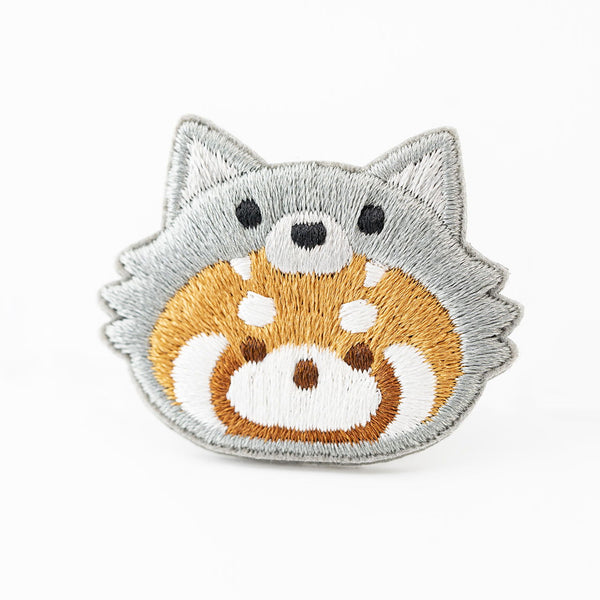 Ailurus Fulgens - Embroidered Brooch - Shark Head Brooch - Company U - #tag1# - #tag2# - #tag3#