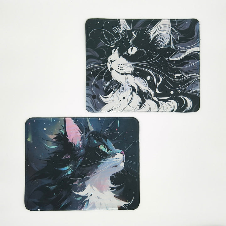 Cat's 45-Degree Gaze Mouse Pad - Company U - #tag1# - #tag2# - #tag3#