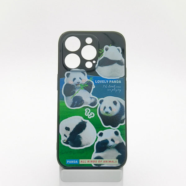 Cute Blushing Panda Film Phone Case for iPhone - Company U - #tag1# - #tag2# - #tag3#