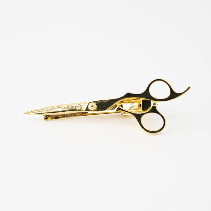 Designer Tie Clip - Bronze Scissors - Company U - #tag1# - #tag2# - #tag3#