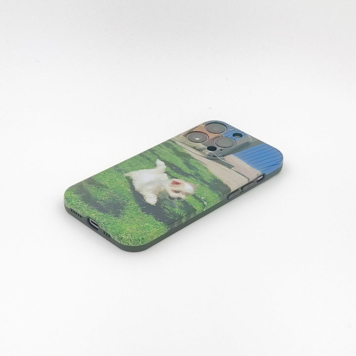 Gallivanting Pooch on the Lawn Film Phone Case for iPhone - Company U - #tag1# - #tag2# - #tag3#