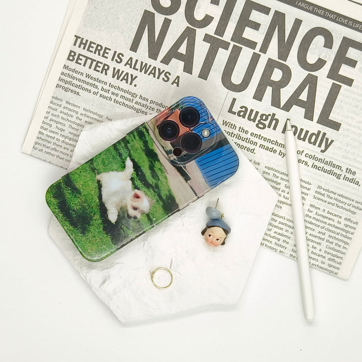 Gallivanting Pooch on the Lawn Film Phone Case for iPhone - Company U - #tag1# - #tag2# - #tag3#