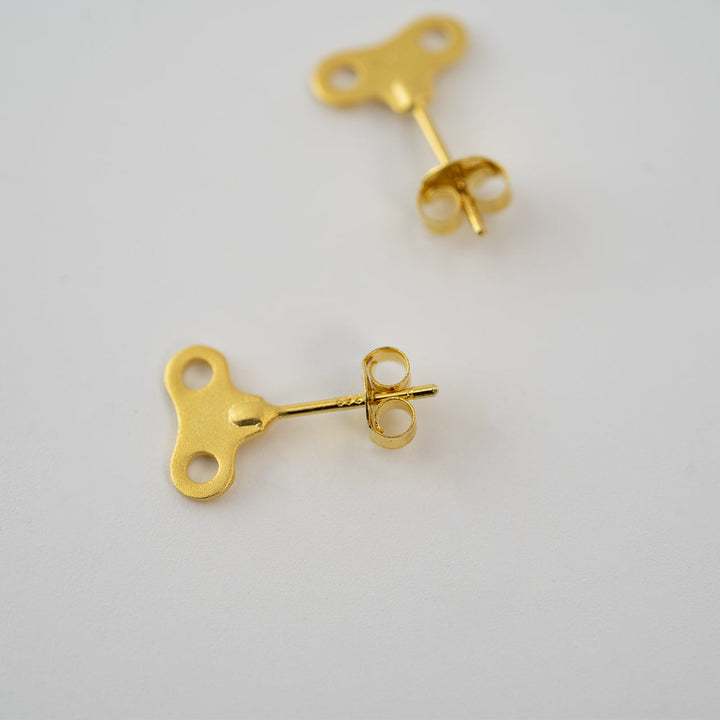 Gold Earrings - I'm just a robot - Company U - #tag1# - #tag2# - #tag3#