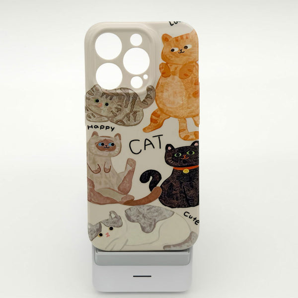 Happy Cats Film Phone Case for iPhone - Company U - #tag1# - #tag2# - #tag3#