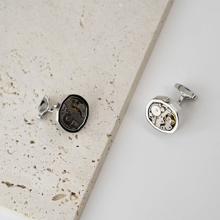 High-Quality Gold - Steampunk Cufflinks - Company U - #tag1# - #tag2# - #tag3#