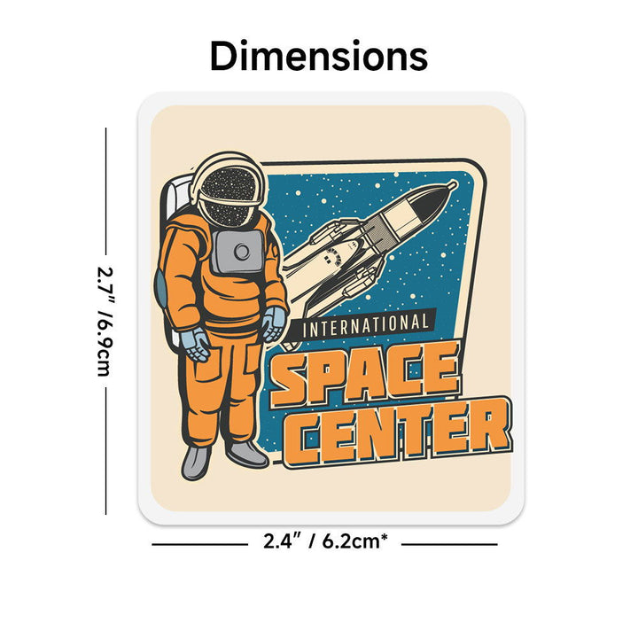 It's Stickers！- 80's Style Astronaut - Company U - #tag1# - #tag2# - #tag3#