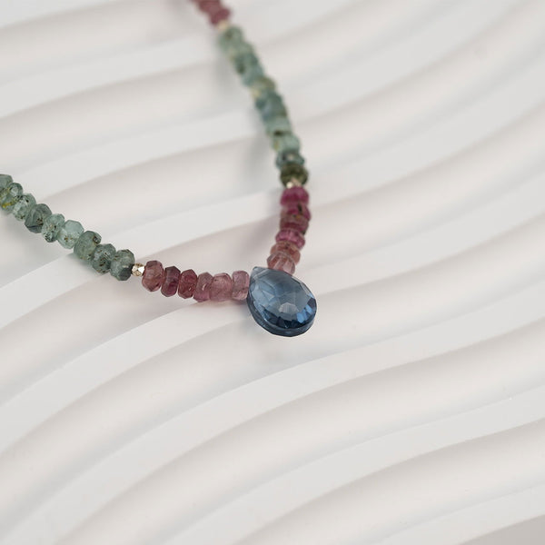 Lucky Necklace - Rainbow Dewdrop - Company U - #tag1# - #tag2# - #tag3#