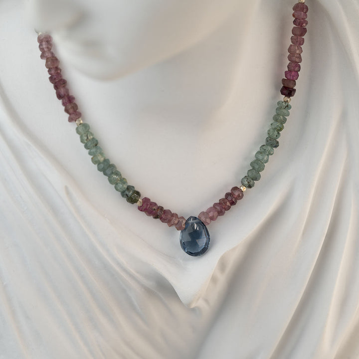 Lucky Necklace - Rainbow Dewdrop - Company U - #tag1# - #tag2# - #tag3#