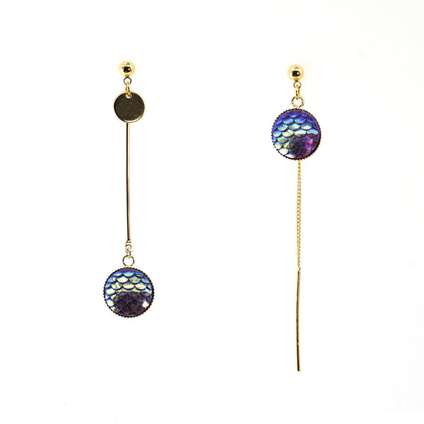 Mermaid Earring - Asymmetrical Earrings - Company U - #tag1# - #tag2# - #tag3#