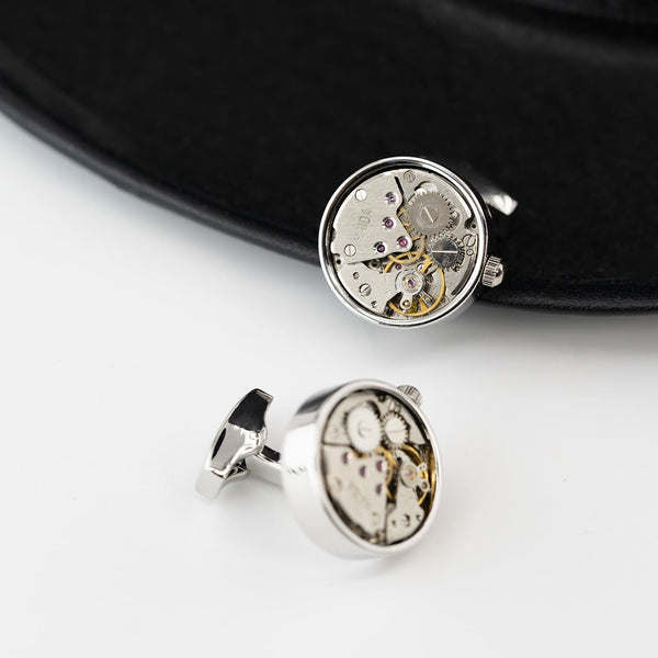 Moment - Silver Cufflink - Company U - #tag1# - #tag2# - #tag3#