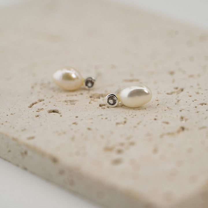 Natural Pearls Earring - Company U - #tag1# - #tag2# - #tag3#