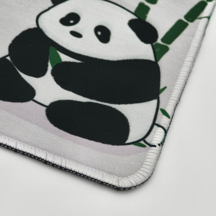 Panda Eating Bamboo Mouse Pad - Company U - #tag1# - #tag2# - #tag3#