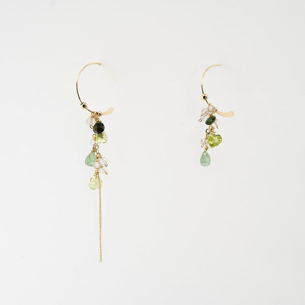 Peridot Earrings - The Green Sun - Birth Stones - Company U - #tag1# - #tag2# - #tag3#