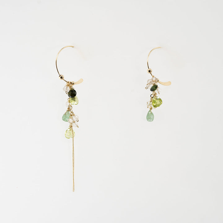 Peridot Earrings - The Green Sun - Birth Stones - Company U - #tag1# - #tag2# - #tag3#