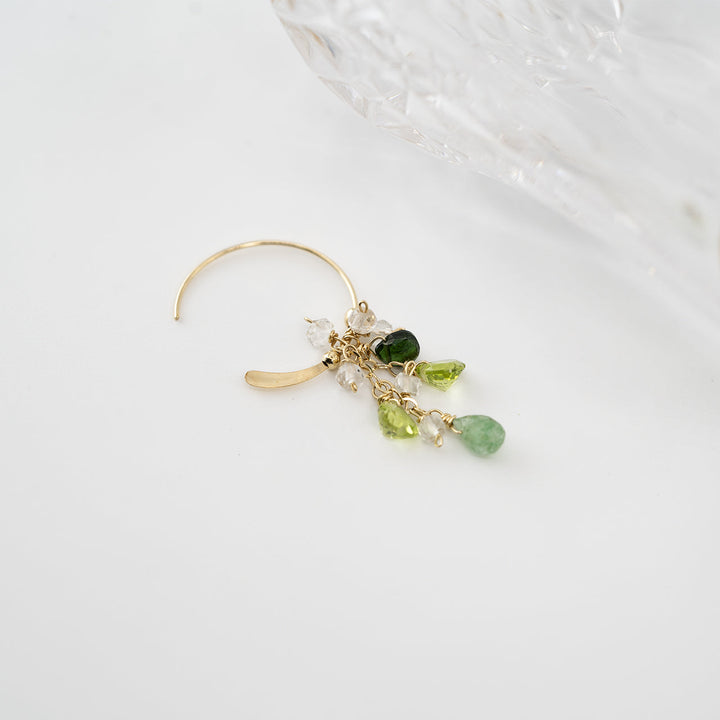 Peridot Earrings - The Green Sun - Birth Stones - Company U - #tag1# - #tag2# - #tag3#