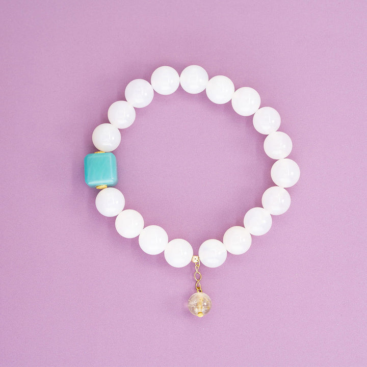 Prosperity Bracelet - White Crystal - Company U - #tag1# - #tag2# - #tag3#