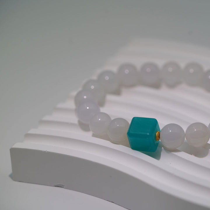 Prosperity Bracelet - White Crystal - Company U - #tag1# - #tag2# - #tag3#
