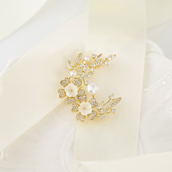 Radiant Pearls - Brooch - Company U - #tag1# - #tag2# - #tag3#