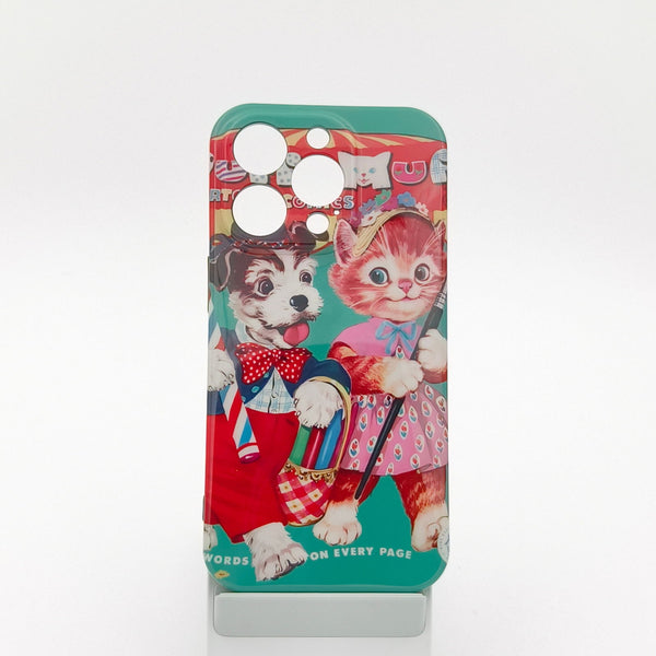 Retro Millennial Magazine Style Kitty Film Phone Case for iPhone - Company U - #tag1# - #tag2# - #tag3#