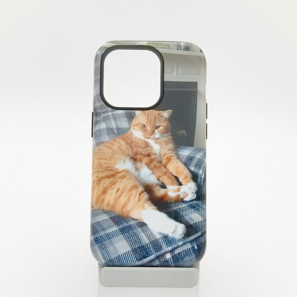 Snoozing Ginger Cat on the Sofa Film Phone Case for iPhone - Company U - #tag1# - #tag2# - #tag3#
