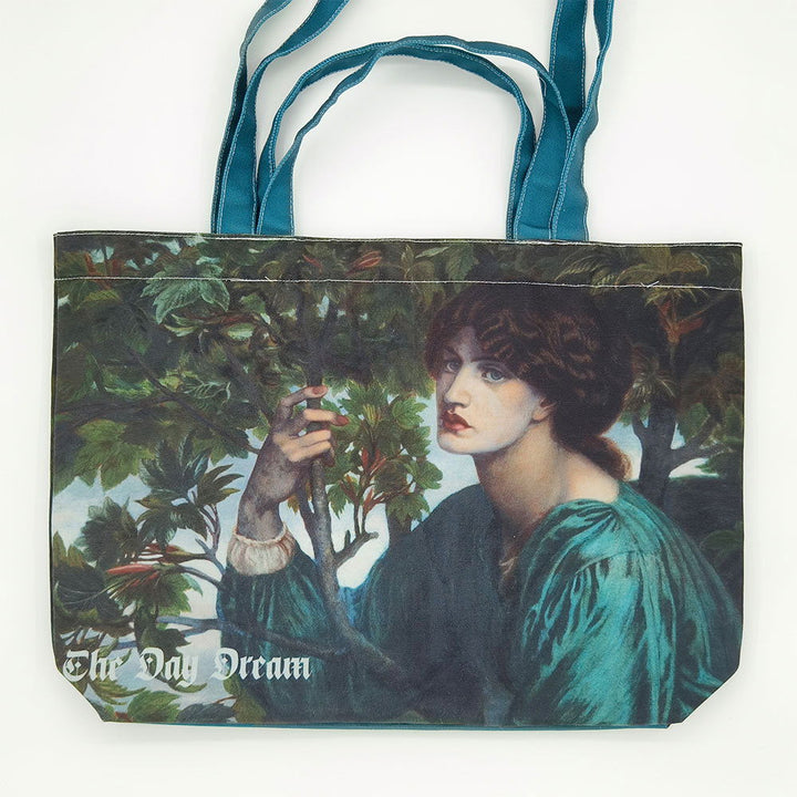 The Day Dream-Themed Oil Painting Style Canvas Tote Bag - Company U - #tag1# - #tag2# - #tag3#