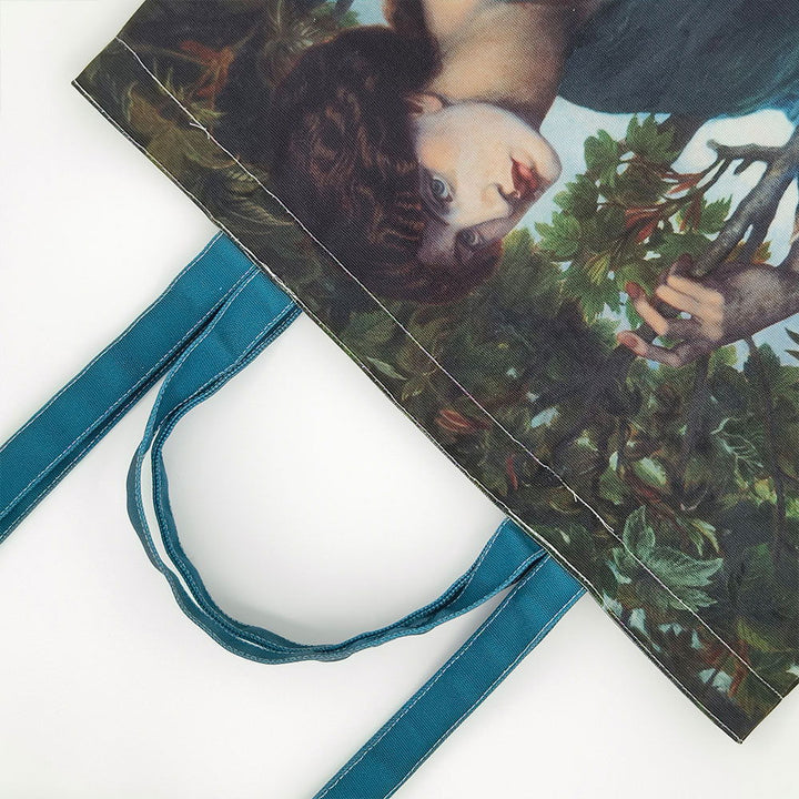 The Day Dream-Themed Oil Painting Style Canvas Tote Bag - Company U - #tag1# - #tag2# - #tag3#