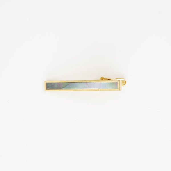 Ultramarine Tie Clip - Mother of Pearl & Gild - Company U - #tag1# - #tag2# - #tag3#