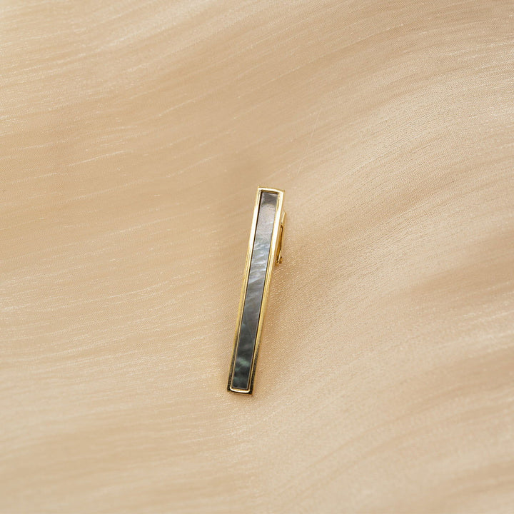 Ultramarine Tie Clip - Mother of Pearl & Gild - Company U - #tag1# - #tag2# - #tag3#