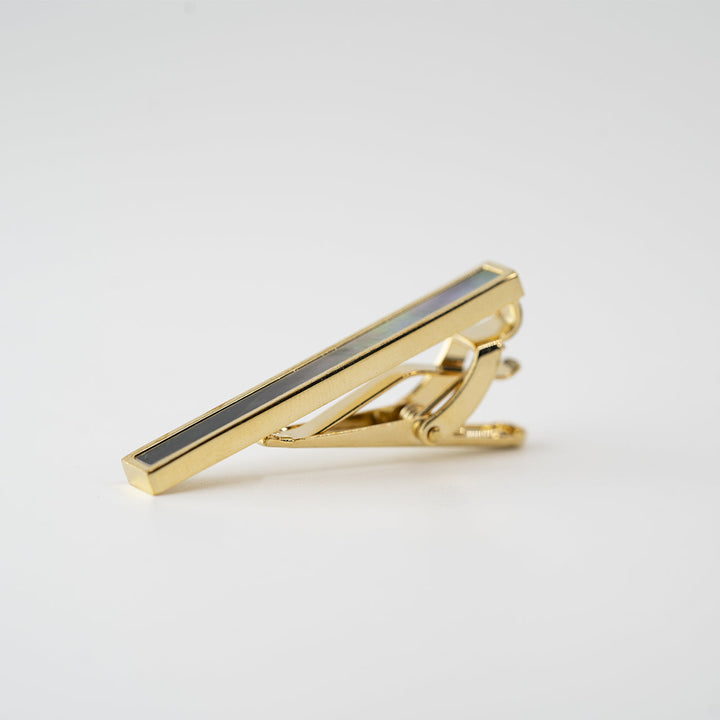 Ultramarine Tie Clip - Mother of Pearl & Gild - Company U - #tag1# - #tag2# - #tag3#