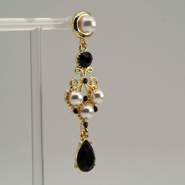 Vintage Earrings - Black and White Earring - Company U - #tag1# - #tag2# - #tag3#