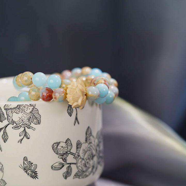 Water Lily Stone Bracelet - Company U - #tag1# - #tag2# - #tag3#