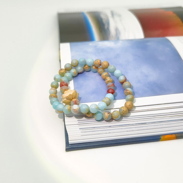 Water Lily Stone Bracelet - Company U - #tag1# - #tag2# - #tag3#