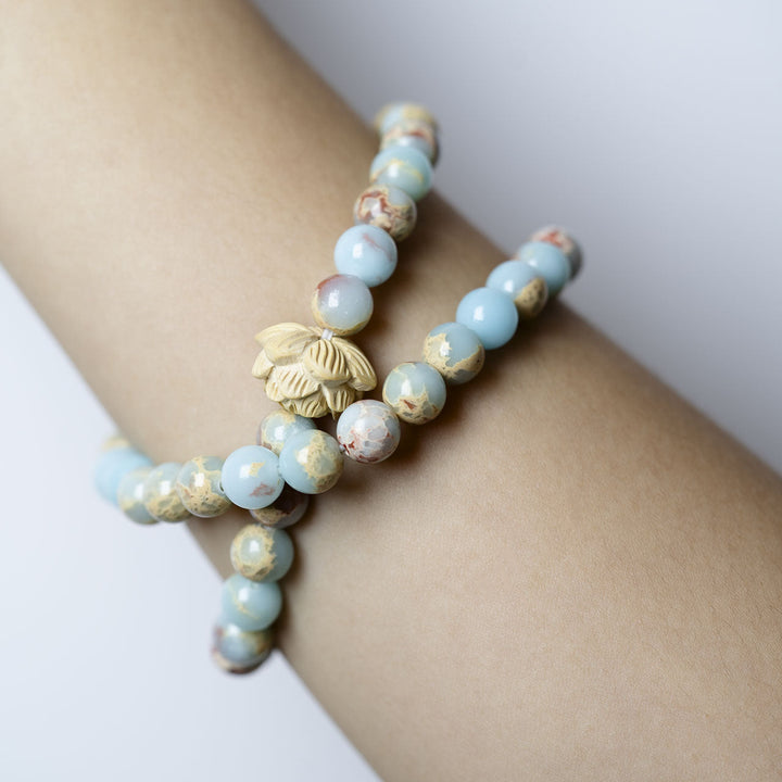 Water Lily Stone Bracelet - Company U - #tag1# - #tag2# - #tag3#