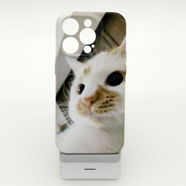 Whiskered Kitty Taking a Selfie Film Phone Case for iPhone - Company U - #tag1# - #tag2# - #tag3#