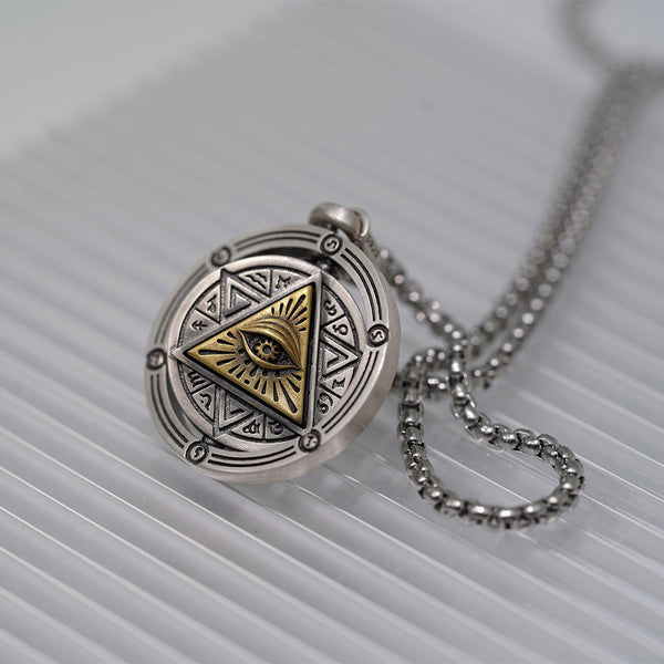 Wise Sliver Necklace - The Eye of Horus - Company U - #tag1# - #tag2# - #tag3#