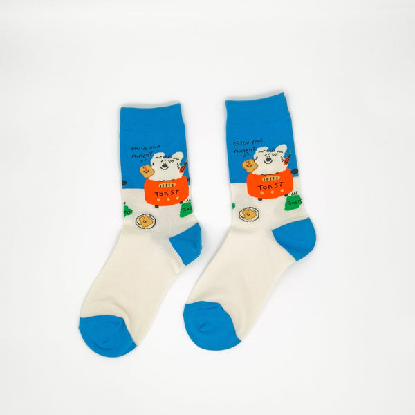 Yummy Breadmaker Pup Socks - Made With Cotton For Softness And Comfort - Company U - #tag1# - #tag2# - #tag3#